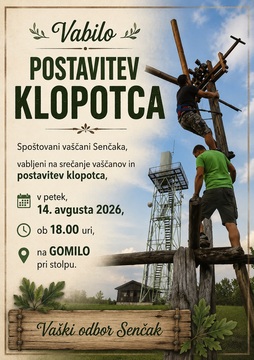2026-postavitev klopotca-Senčak-jpg